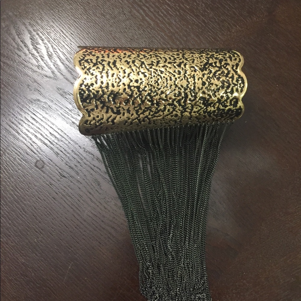 Designer Cuff with Chains